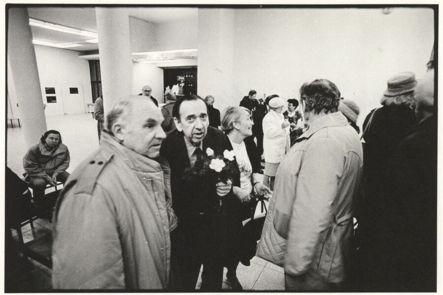 Zleva Miloslav Doležal, Jánuš Kubíček, Vlasta Kubíčková